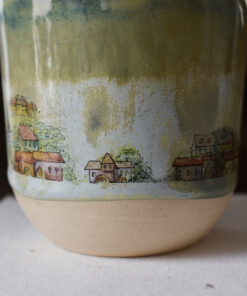 Pahar din ceramică "Căsuțe", 225 ml - imagine 4