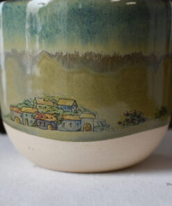 Pahar din ceramică "Căsuțe pe-nserat", 225 ml - imagine 4