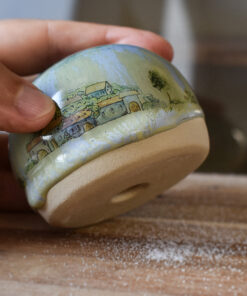 Alternative view of Solniță din ceramică "Căsuțe"