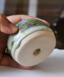 Solniță din ceramică "Căsuțe" - imagine 5